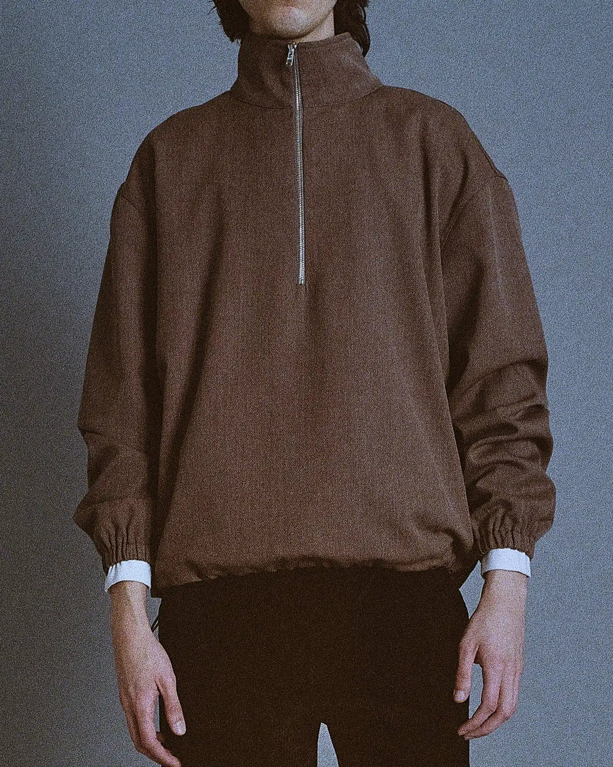 Berkley Pullover in Mélange Brown