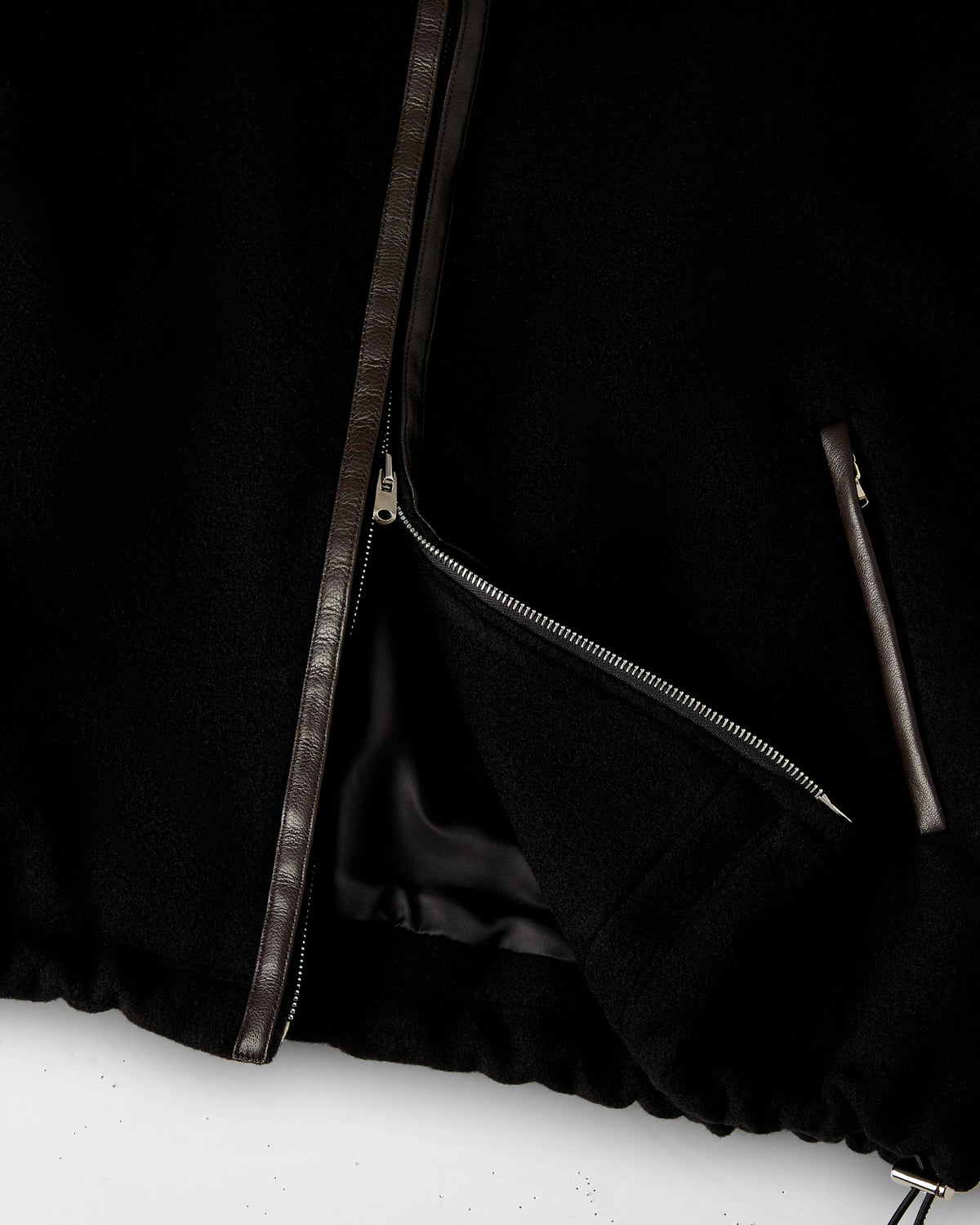 Jake Woolf for MTT Merino Fleece Jacket in Black