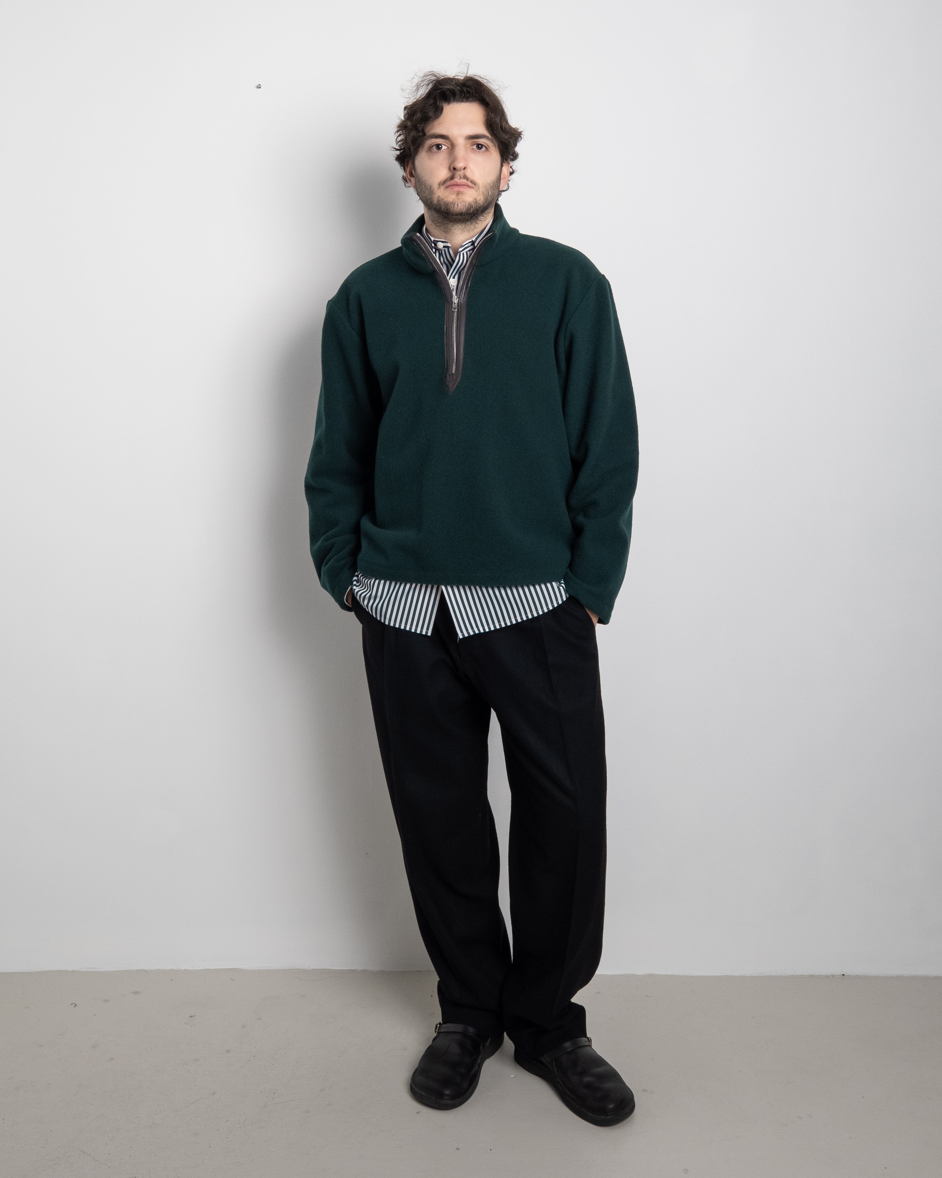 Park Place Pullover in Heritage Green