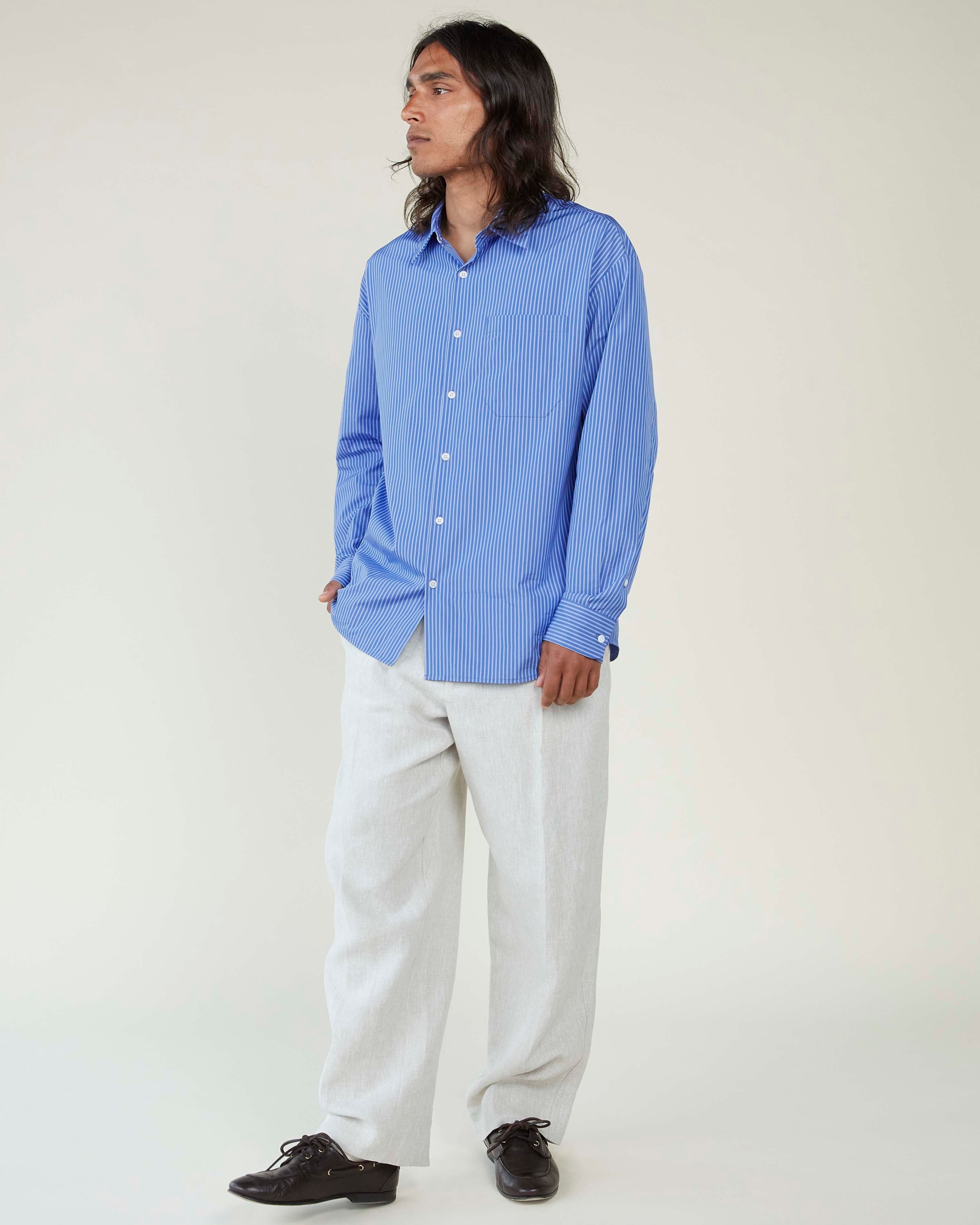 Statler Shirt in cotton poplin