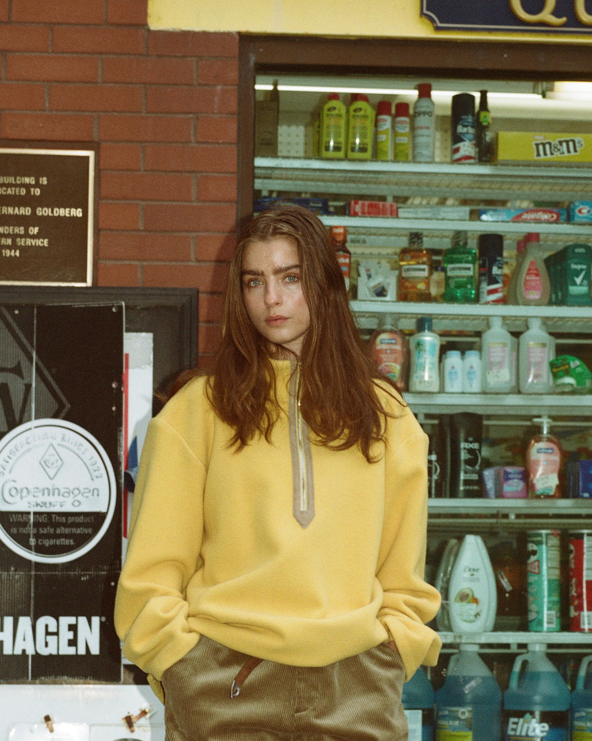 Park Place Pullover in Vintage Yellow