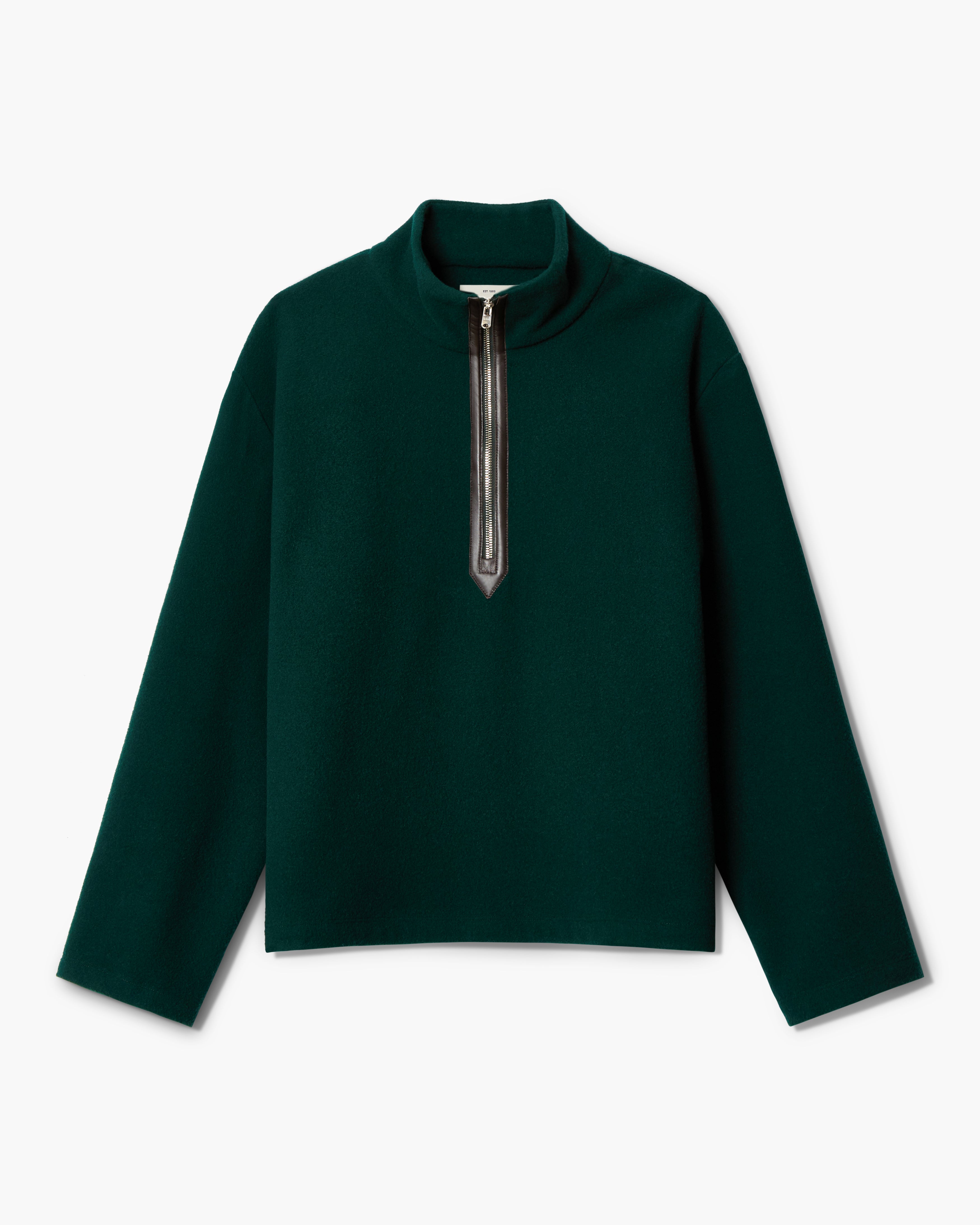 Park Place Pullover in Heritage Green