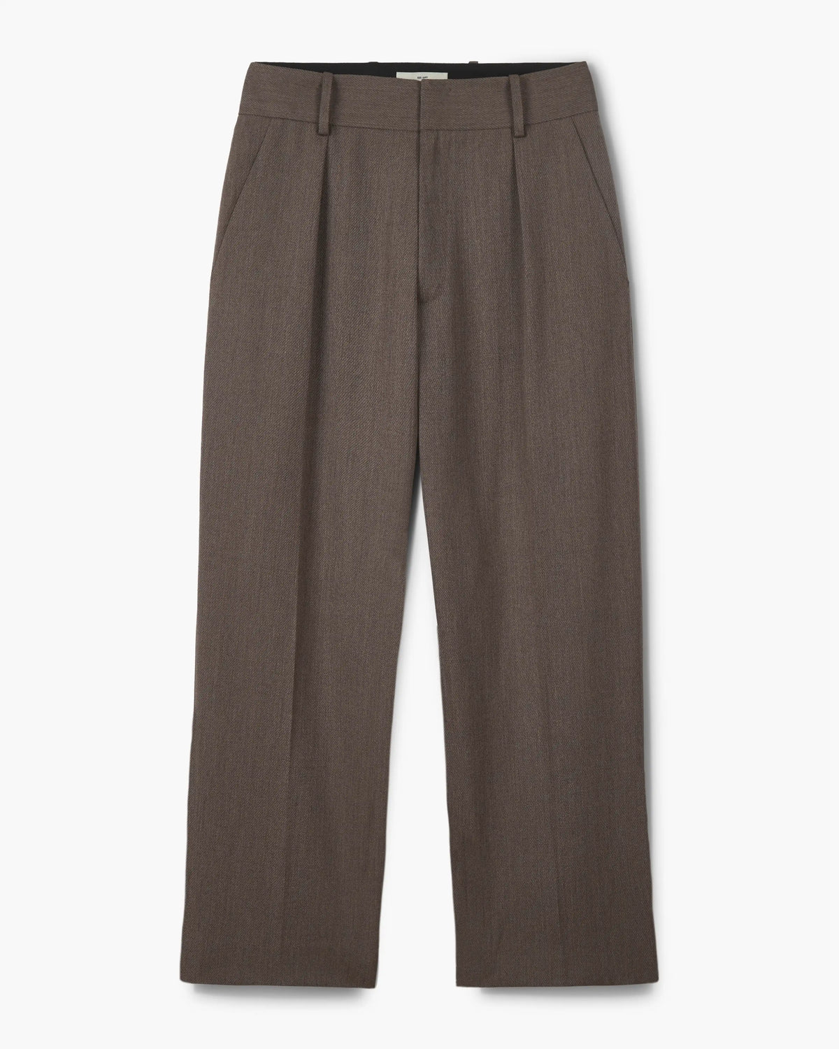 Longfellow Trousers in Mélange Brown
