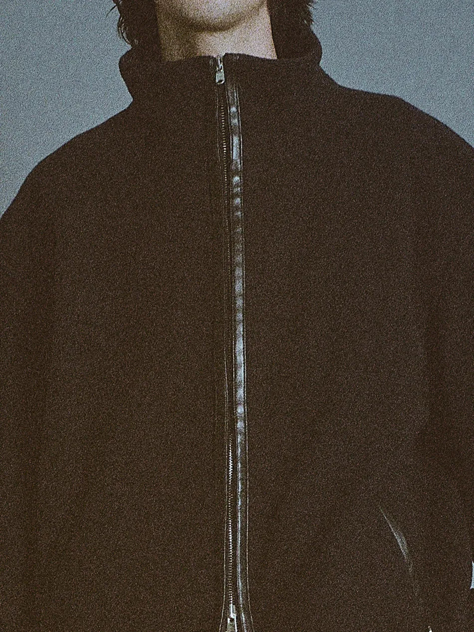 Jake Woolf for MTT Merino Fleece Jacket in Navy