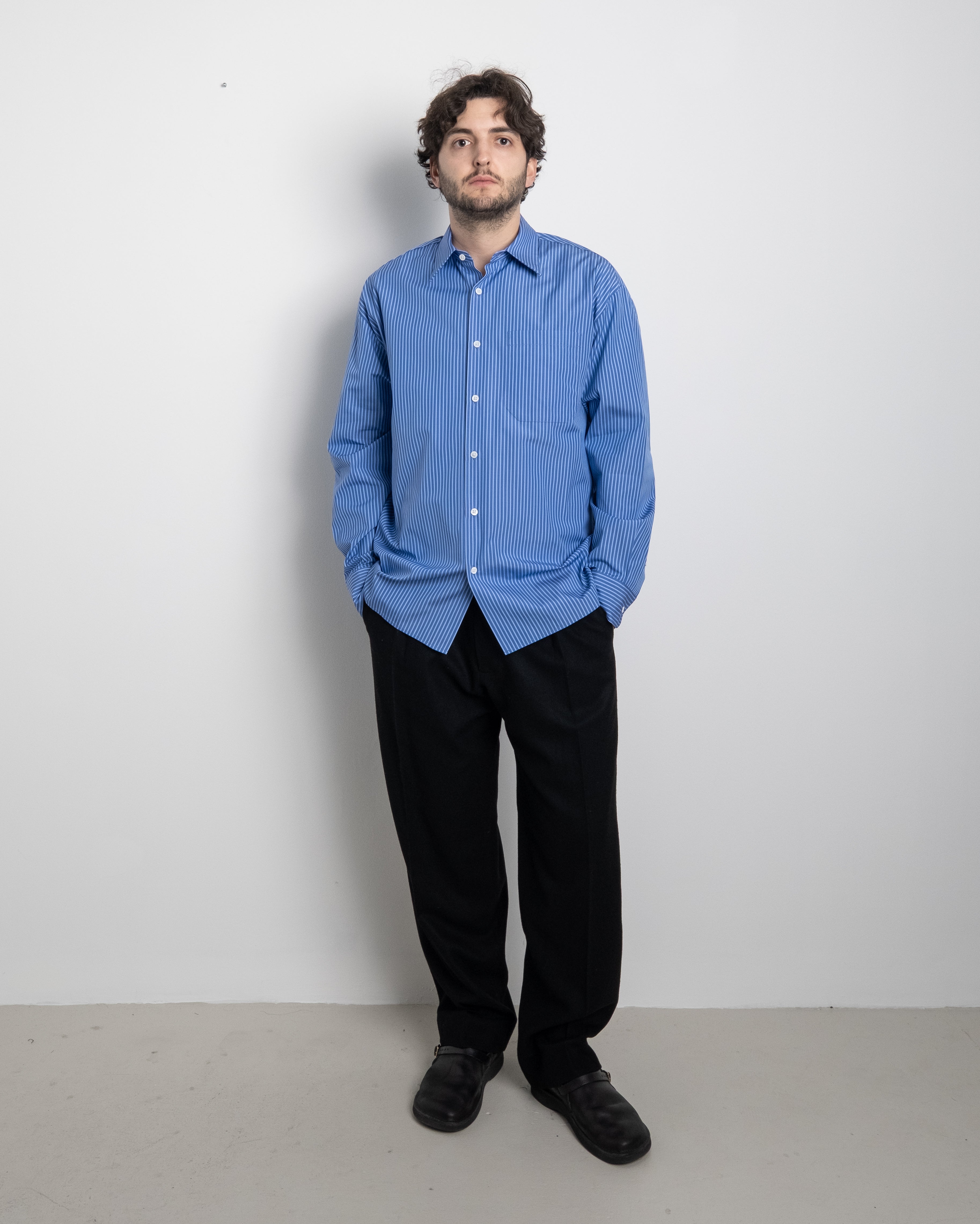 Statler Shirt in Blue Stripe