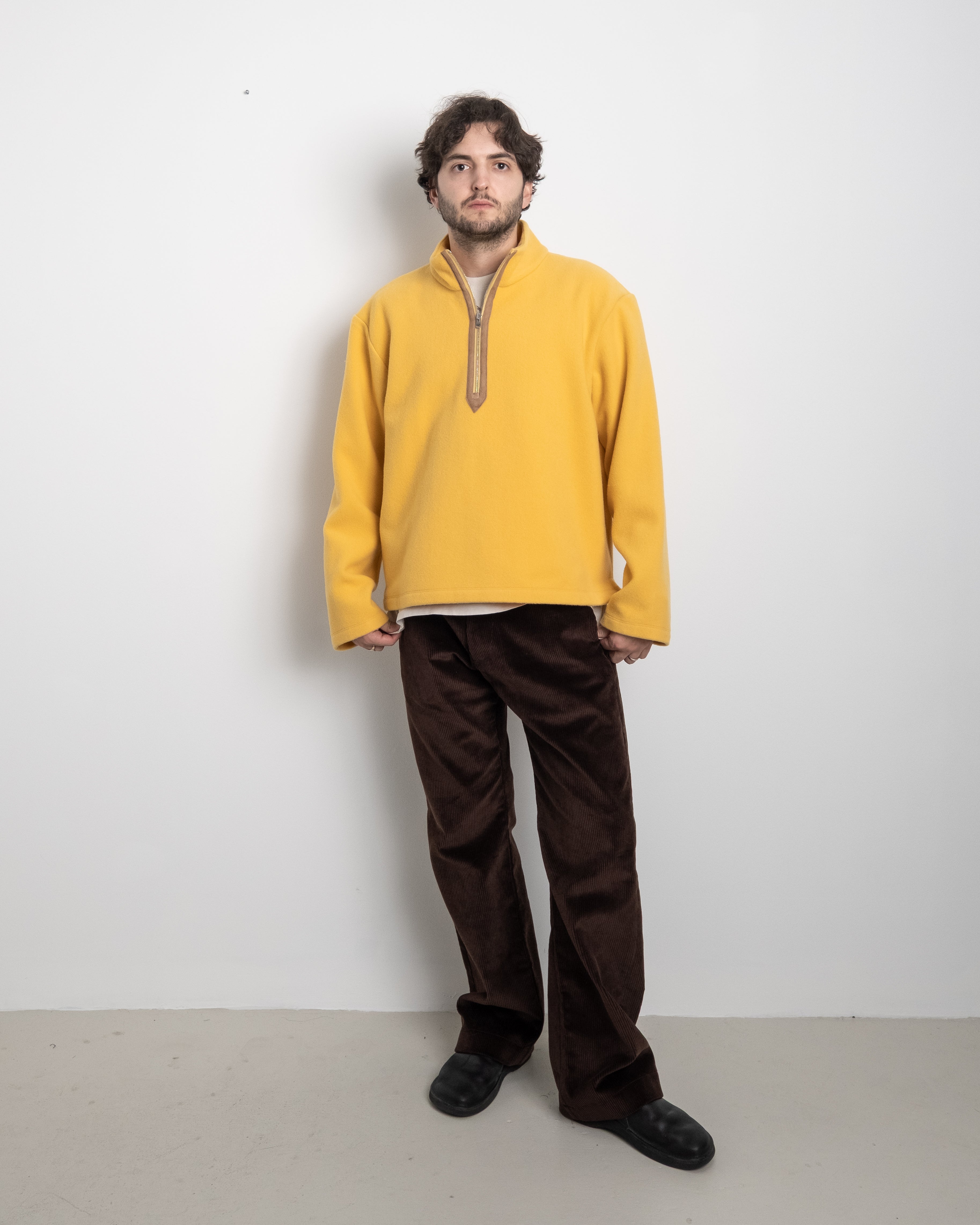 Park Place Pullover in Vintage Yellow
