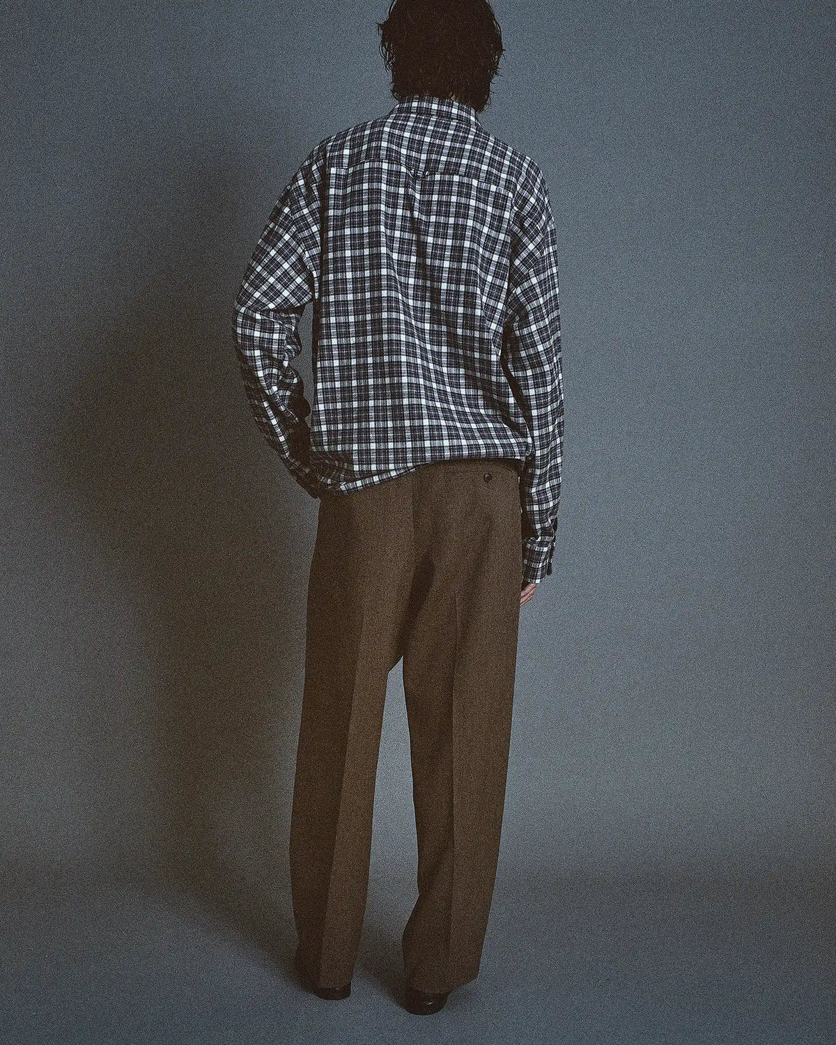 Longfellow Trousers in Mélange Brown
