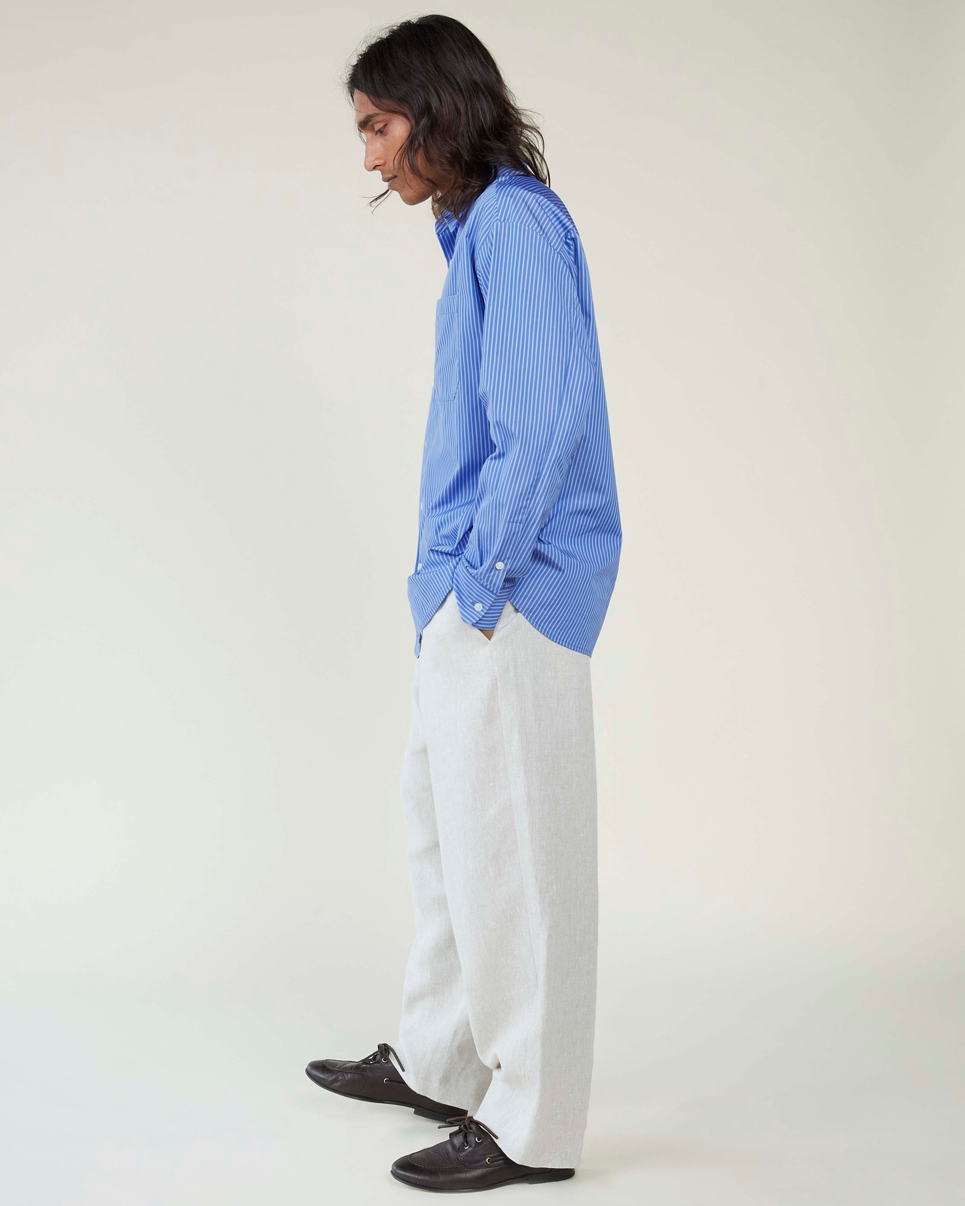 Statler Shirt in cotton poplin