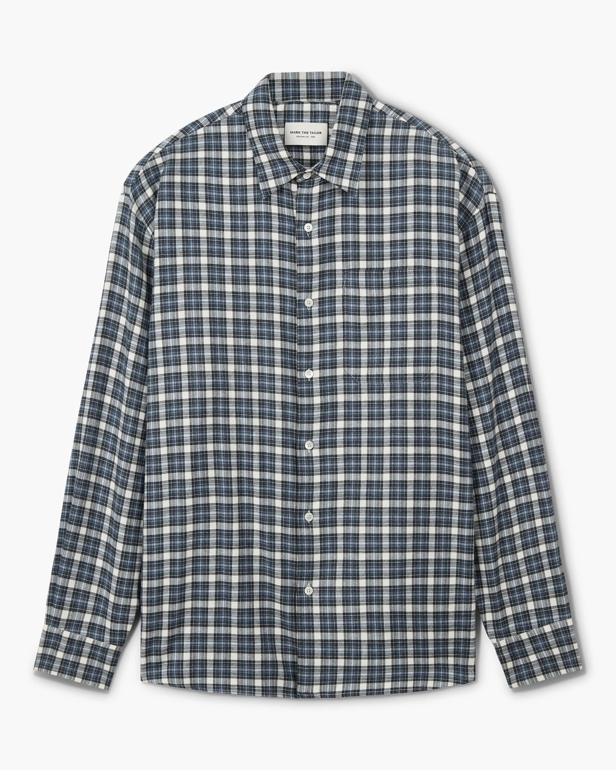 Statler Flannel in Blue Plaid