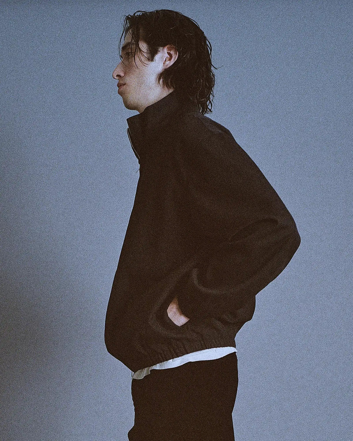 Poppy Jacket in Mélange Black